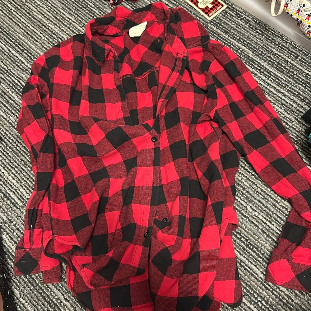 Red and black flannel